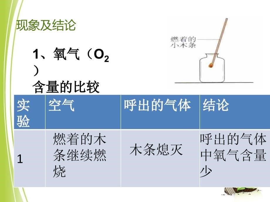 对人体吸入的空气和呼出的气体的探究(1)_第5页