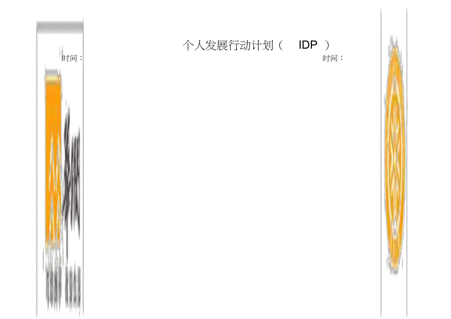 学员三年IDP个人发展计划模板_第4页