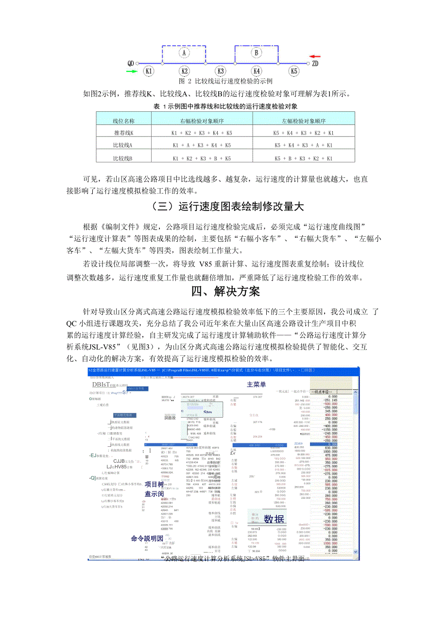 山区分离式高速公路运行速度模拟检验_第4页