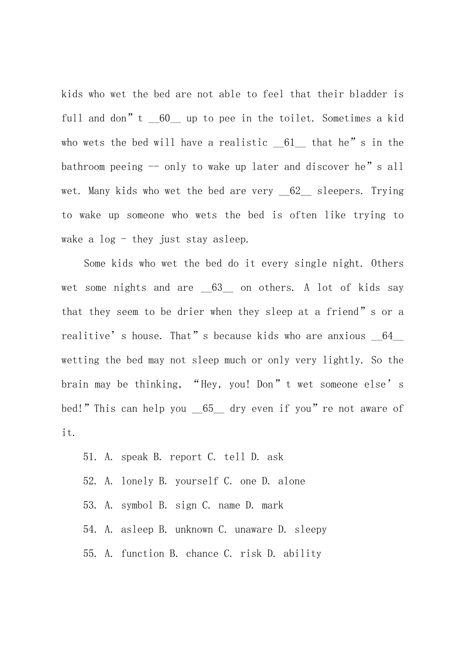 2022年职称英语卫生类C级完形填空精选练习题(2).docx_第2页