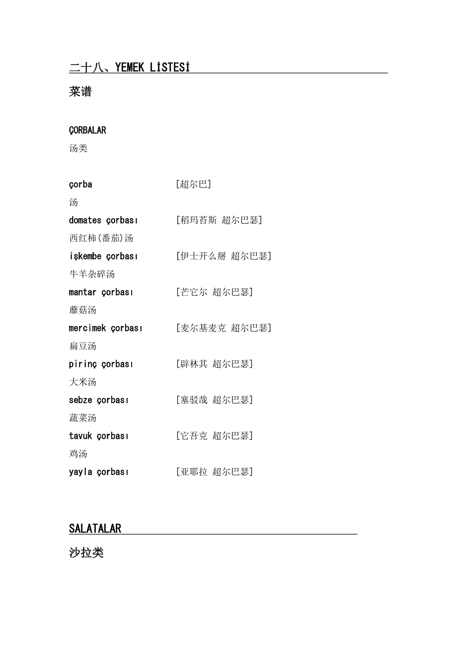 土耳其语会话28-30(word文档良心出品).doc_第1页