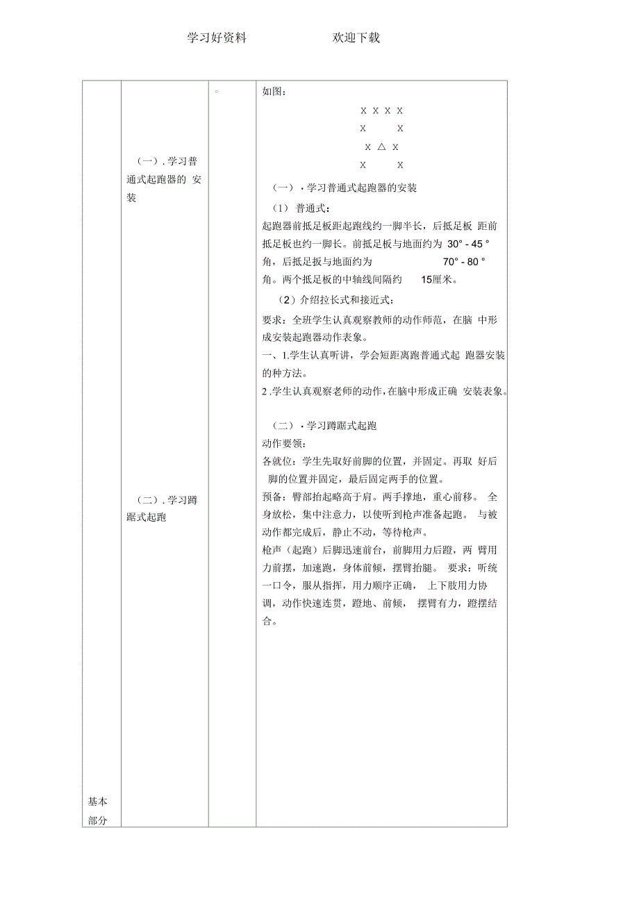 蹲踞式起跑教案_第2页