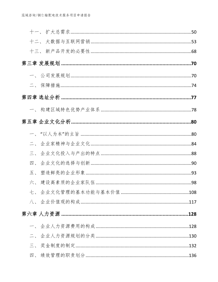 铜仁输配电技术服务项目申请报告_第3页