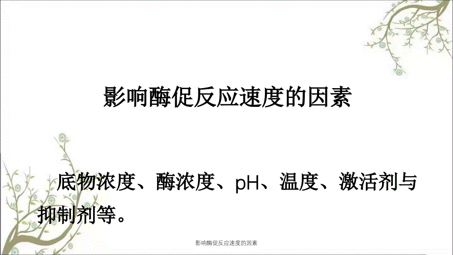 影响酶促反应速度的因素课件_第4页