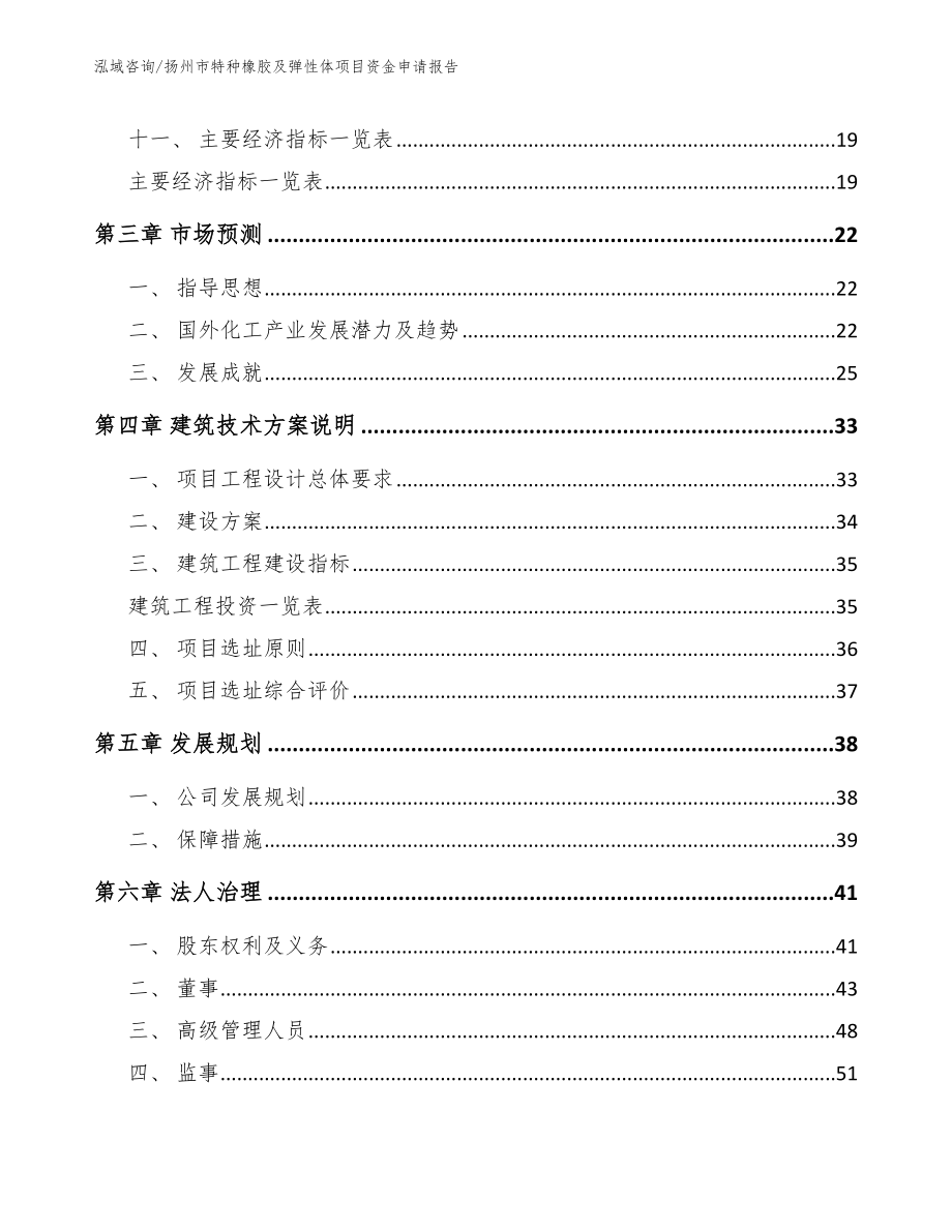 扬州市特种橡胶及弹性体项目资金申请报告【模板范本】_第2页