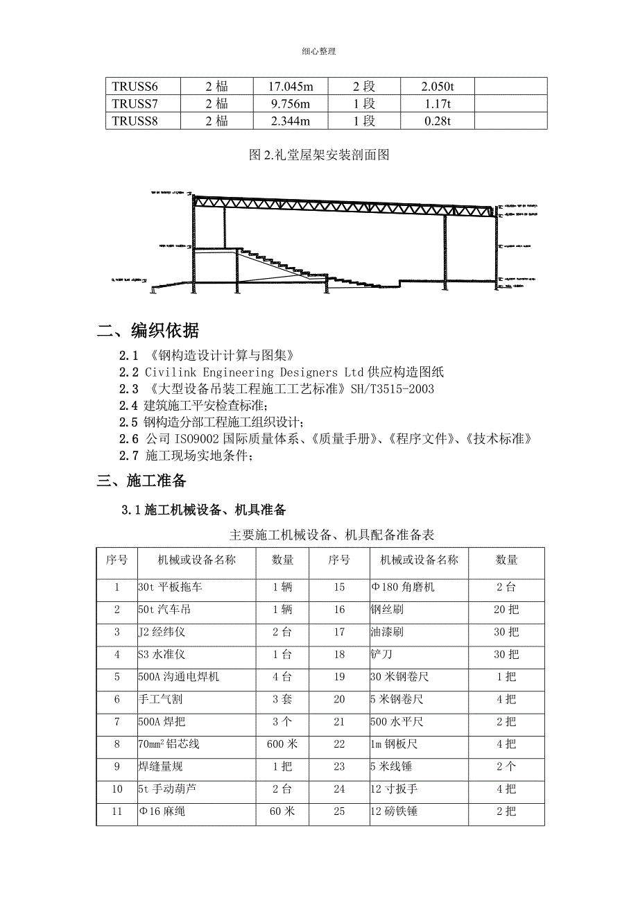 大跨度钢结构吊装方案 (2)_第5页