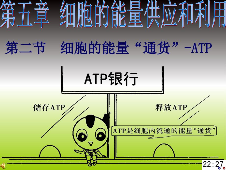 52细胞的能量通货ATP_第1页