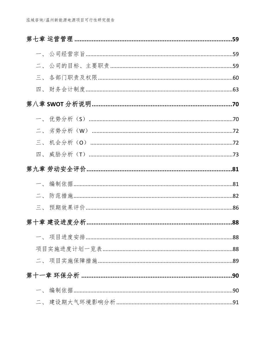 温州新能源电源项目可行性研究报告（模板）_第4页