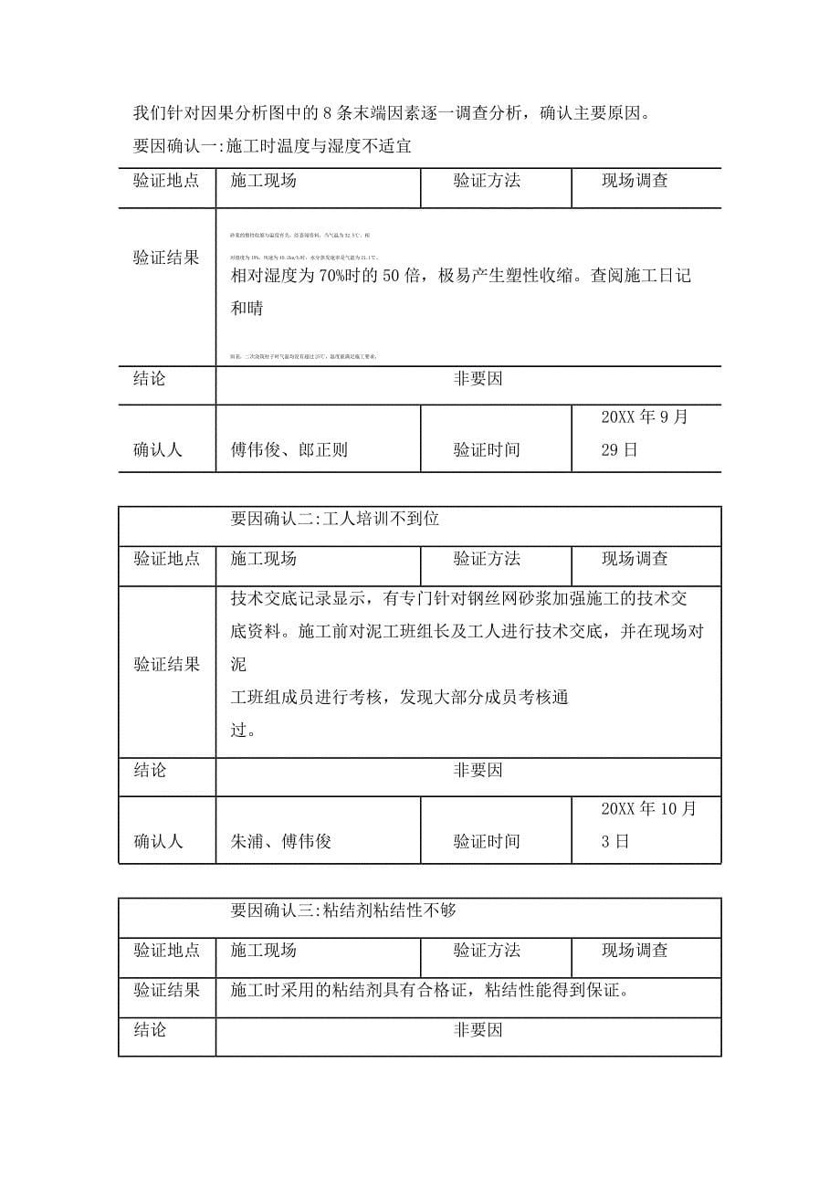 [QC]提高逆作法地下室柱钢丝网砂浆加强范本_第5页