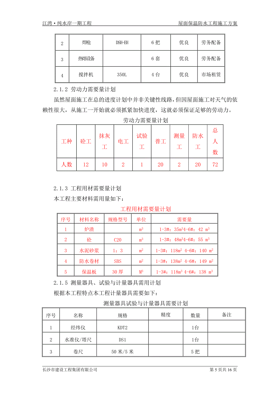 屋面保温防水工程施工方案.doc_第5页