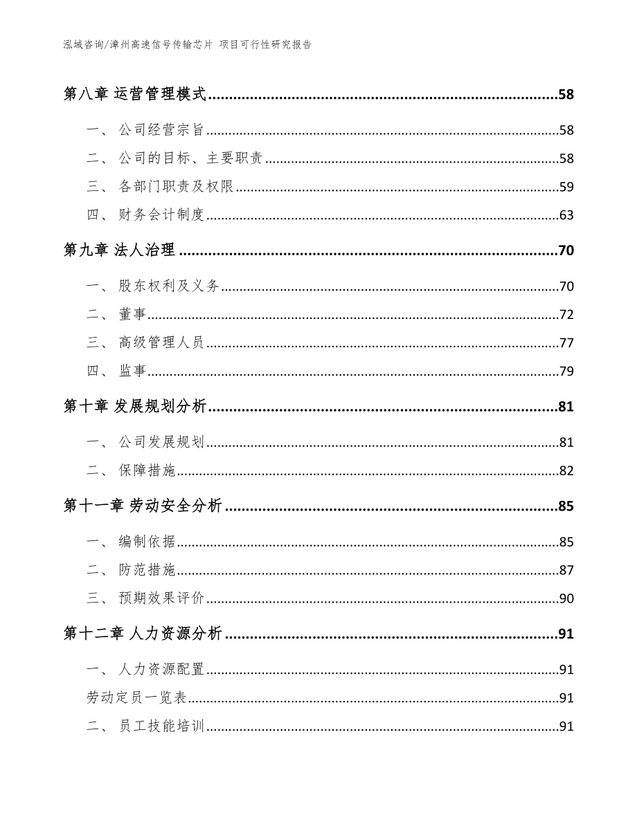 漳州高速信号传输芯片 项目可行性研究报告_第3页