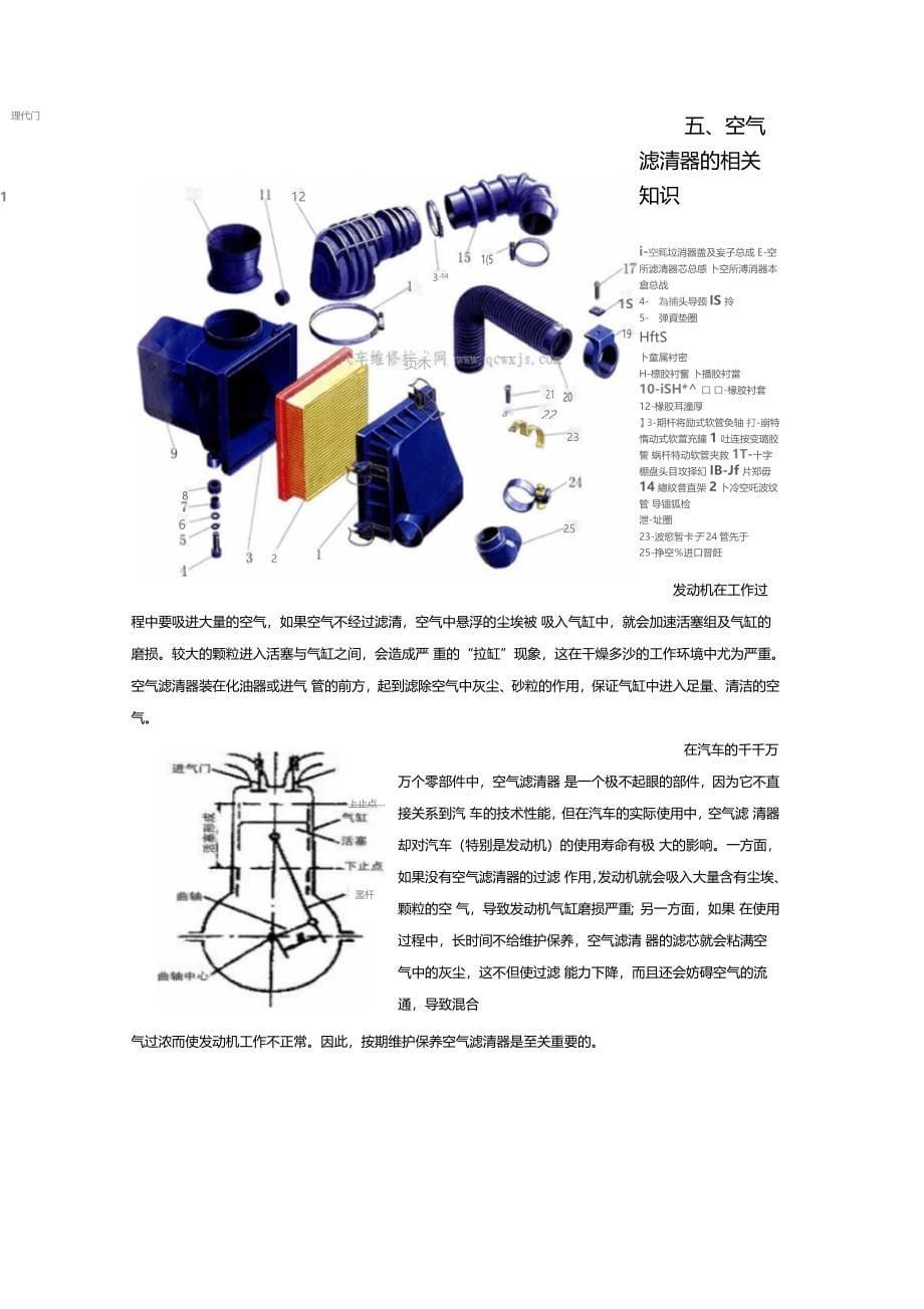 空气滤芯安装使用说明一汽汽车二级服务系统_第5页