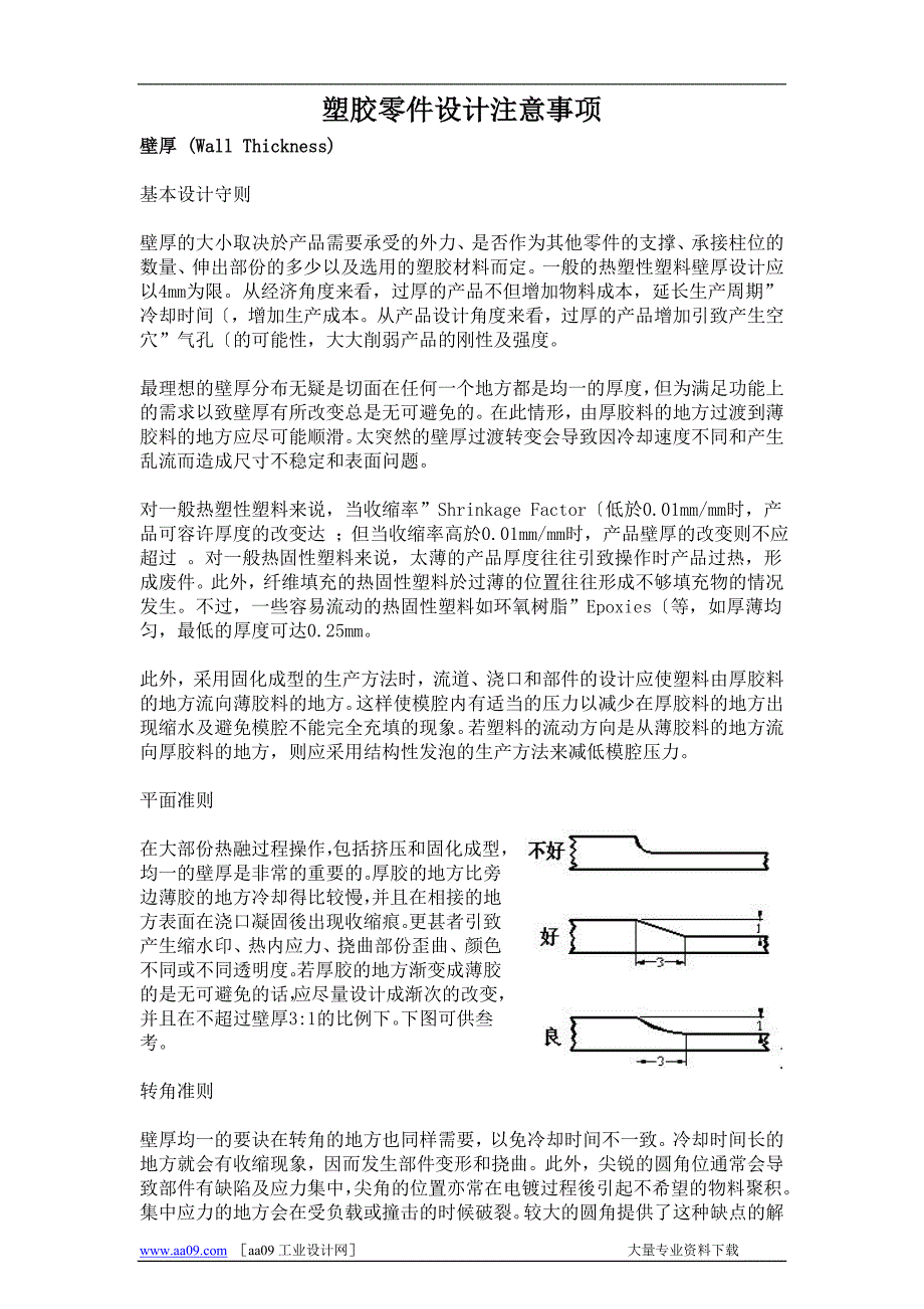 塑胶零件设计注意事项.doc_第1页