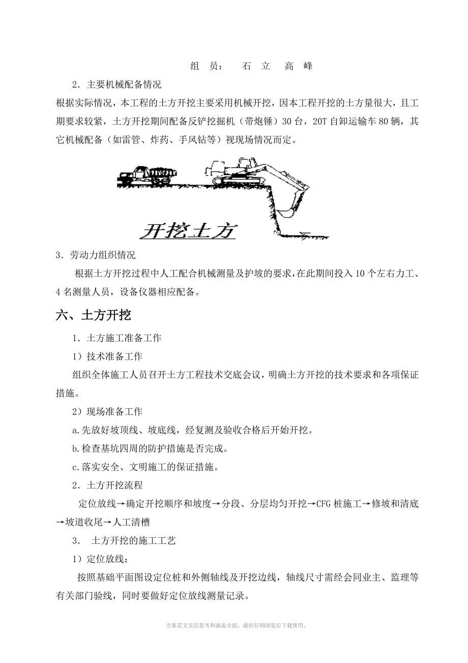 沈阳中海寰宇天下项目一期土方工程施工方案_第5页