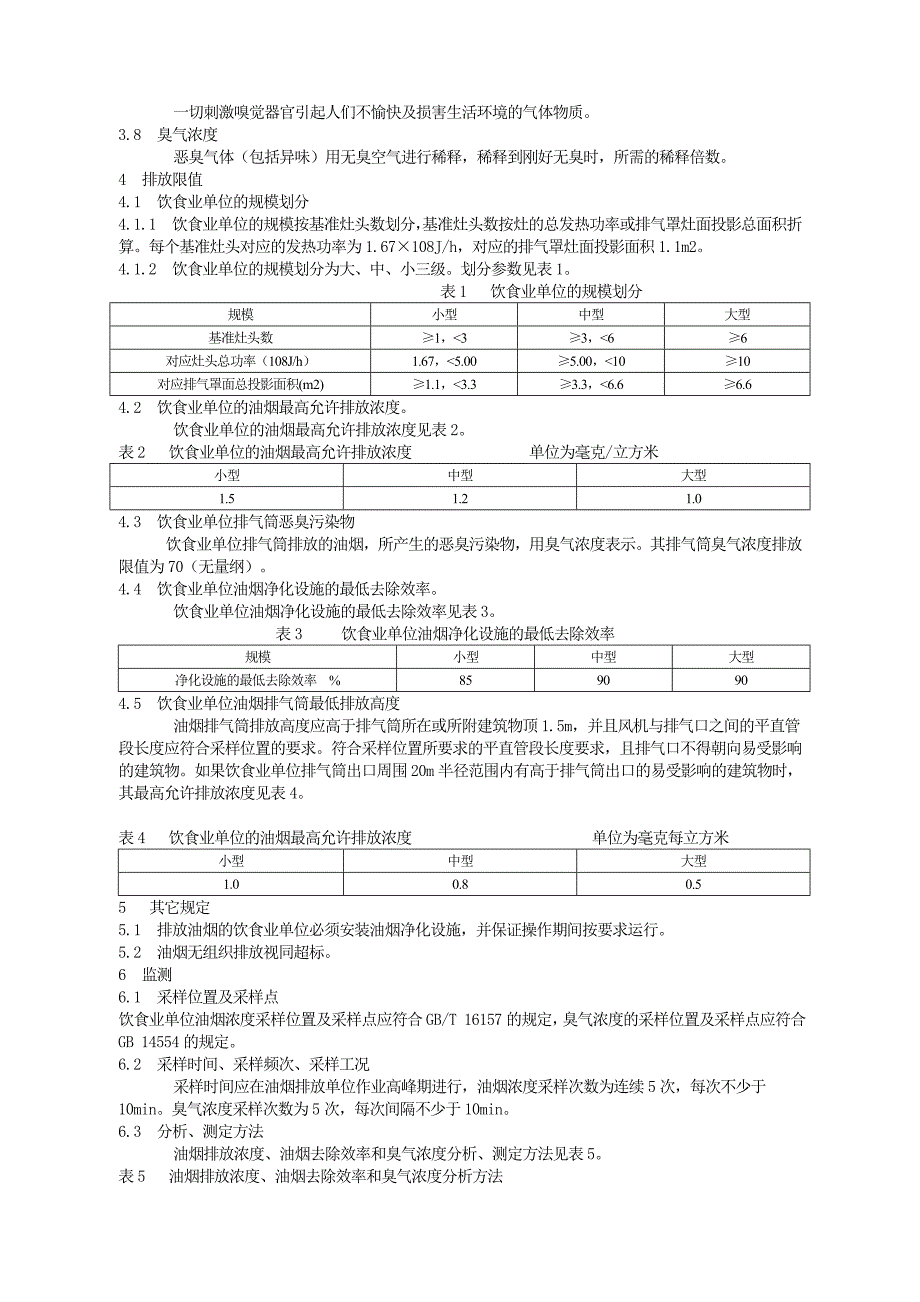 山东省饮食业油烟排放标准(全)_第2页