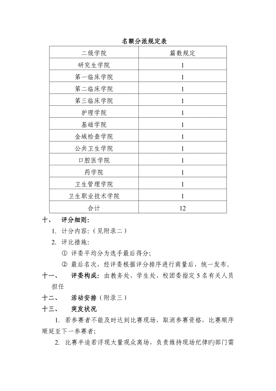 第二学期广州医科大学我的校园我的梦演讲比赛综合计划书_第3页