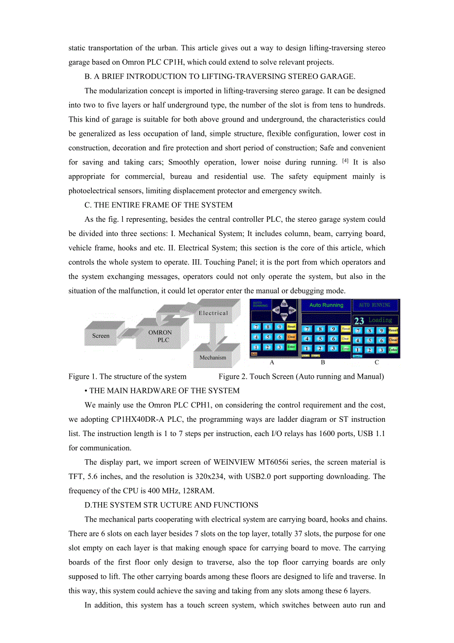 基于欧姆龙可编程序控制器的6层立体车库设计_第2页