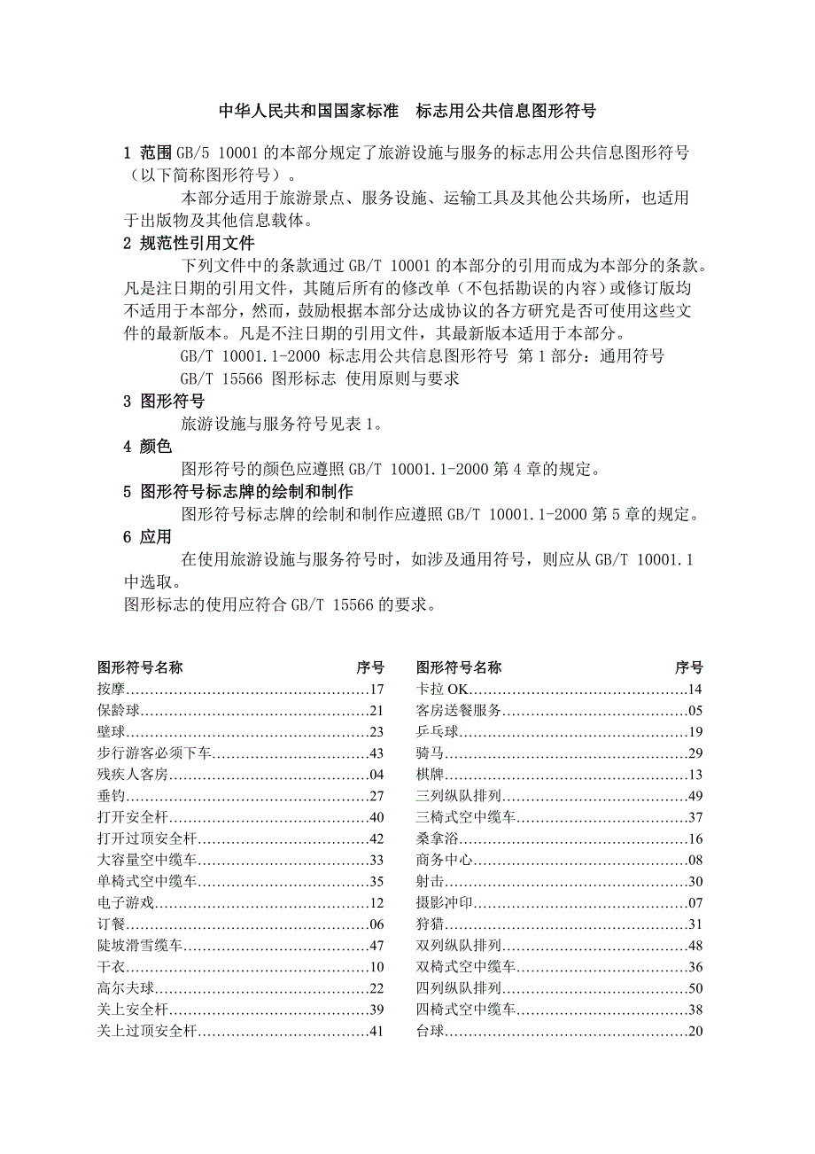 标志用公共信息图形符号中华人民共和国国家标准_第1页