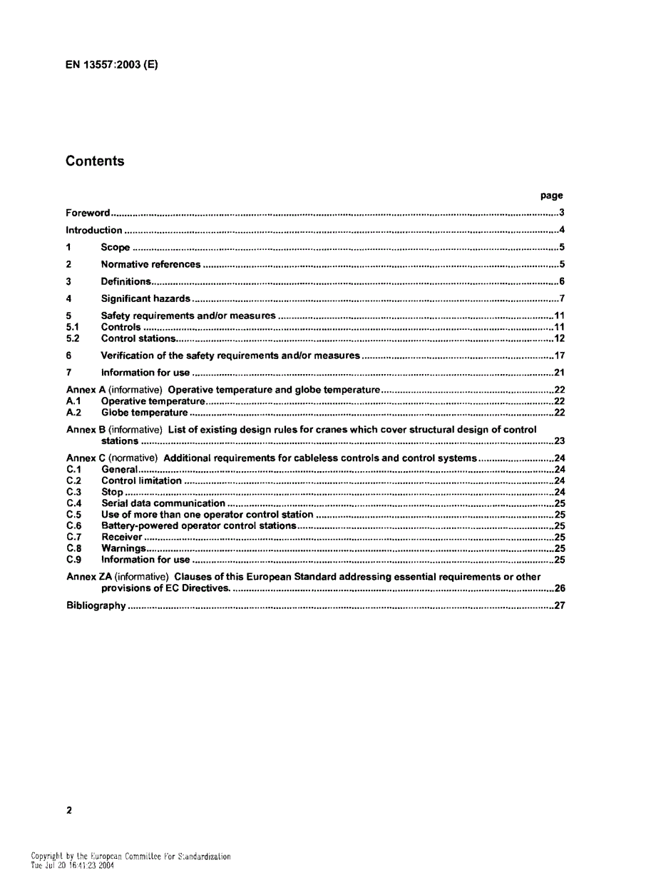 【BS英国标准】BS EN 135572003 Cranescontrols and control stations (扫描版)_第4页