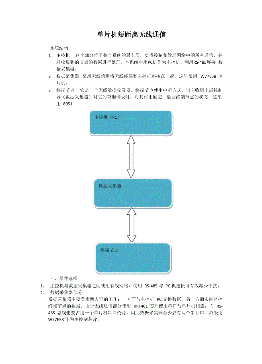 单片机短距离无线通信_第1页