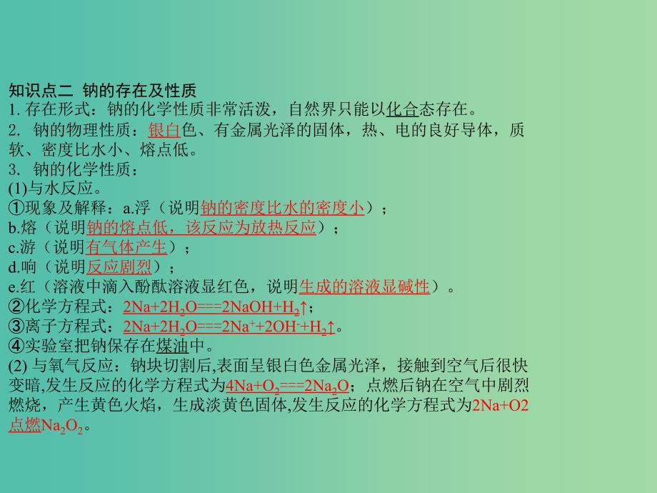 湖南省茶陵县高中化学第三章金属及其化合物学考复习课件1新人教版必修1 .ppt_第4页