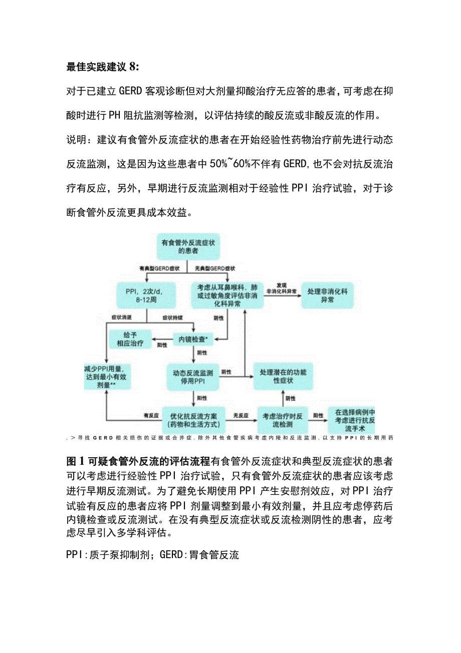 2023胃食管反流食管外症状的诊断和管理：AGA最新实践建议（全文）_第5页