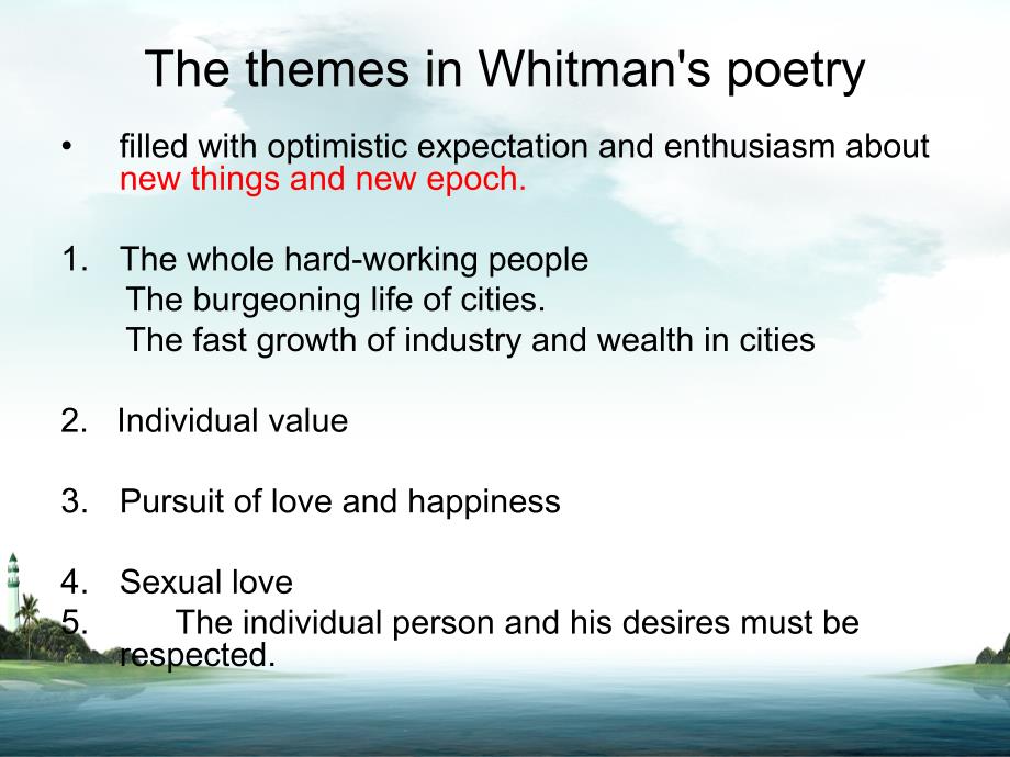 Walt-Whitman--沃尔特&#183;惠特曼-英美文学_第5页