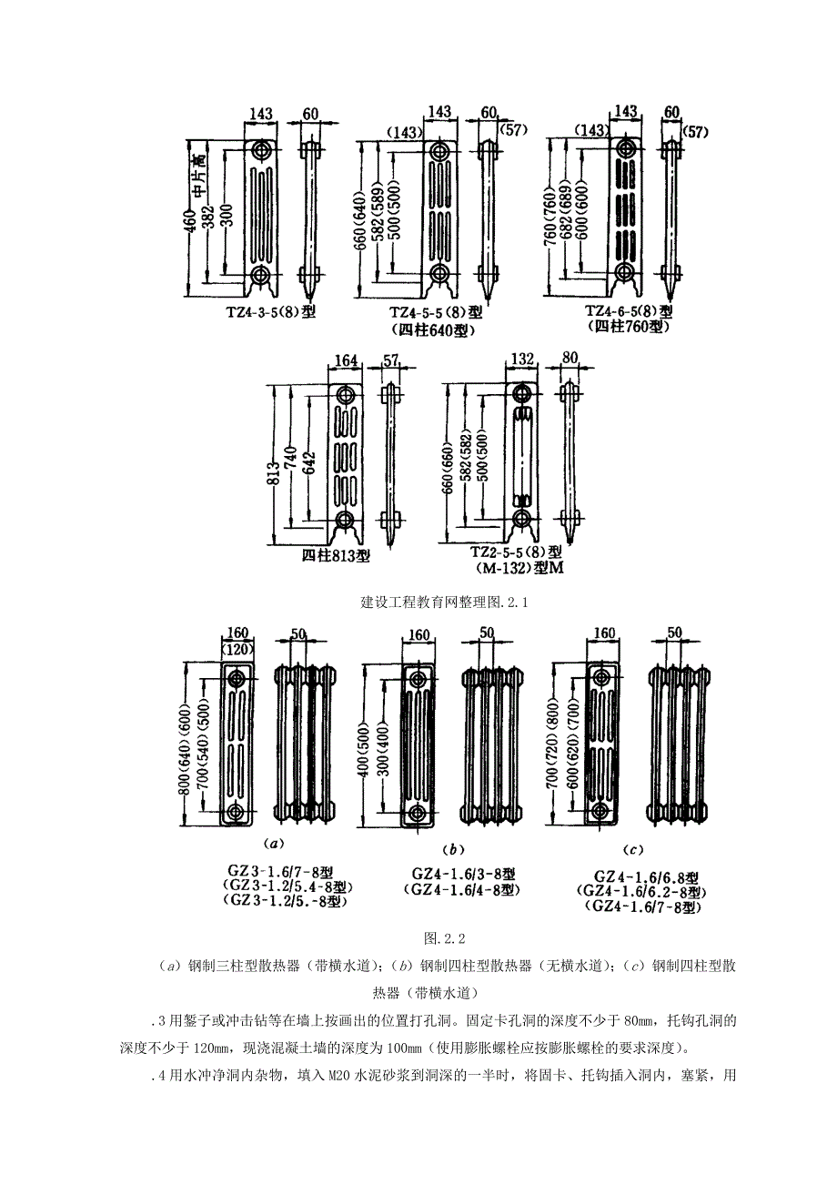 散热器组对与安装施工工艺_第3页