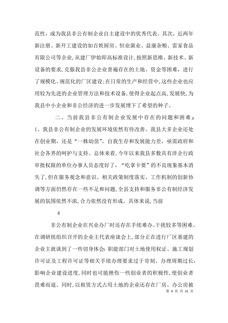 非公有制企业调研报告_第4页