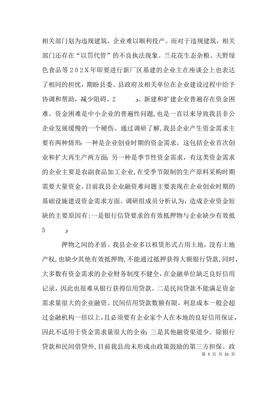 非公有制企业调研报告_第5页