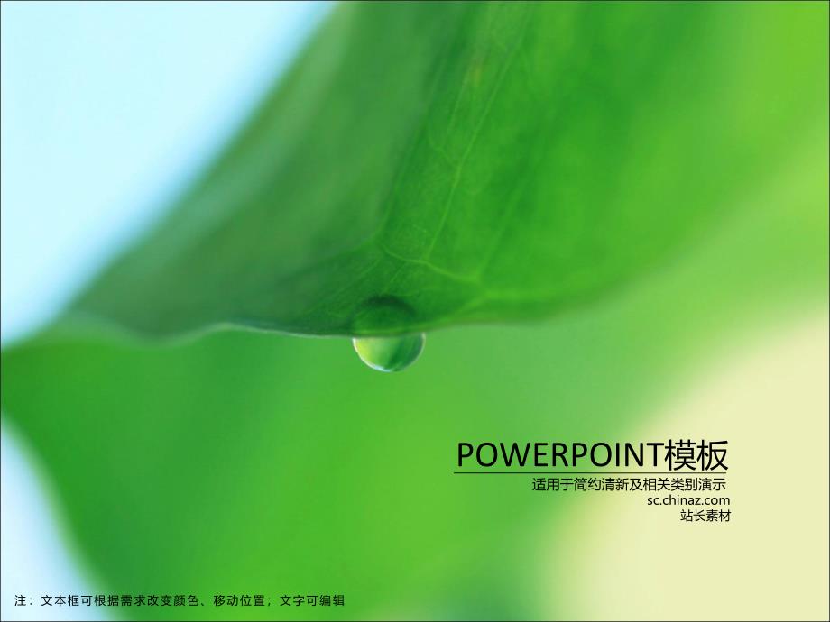 POWERPOINT模板_第1页