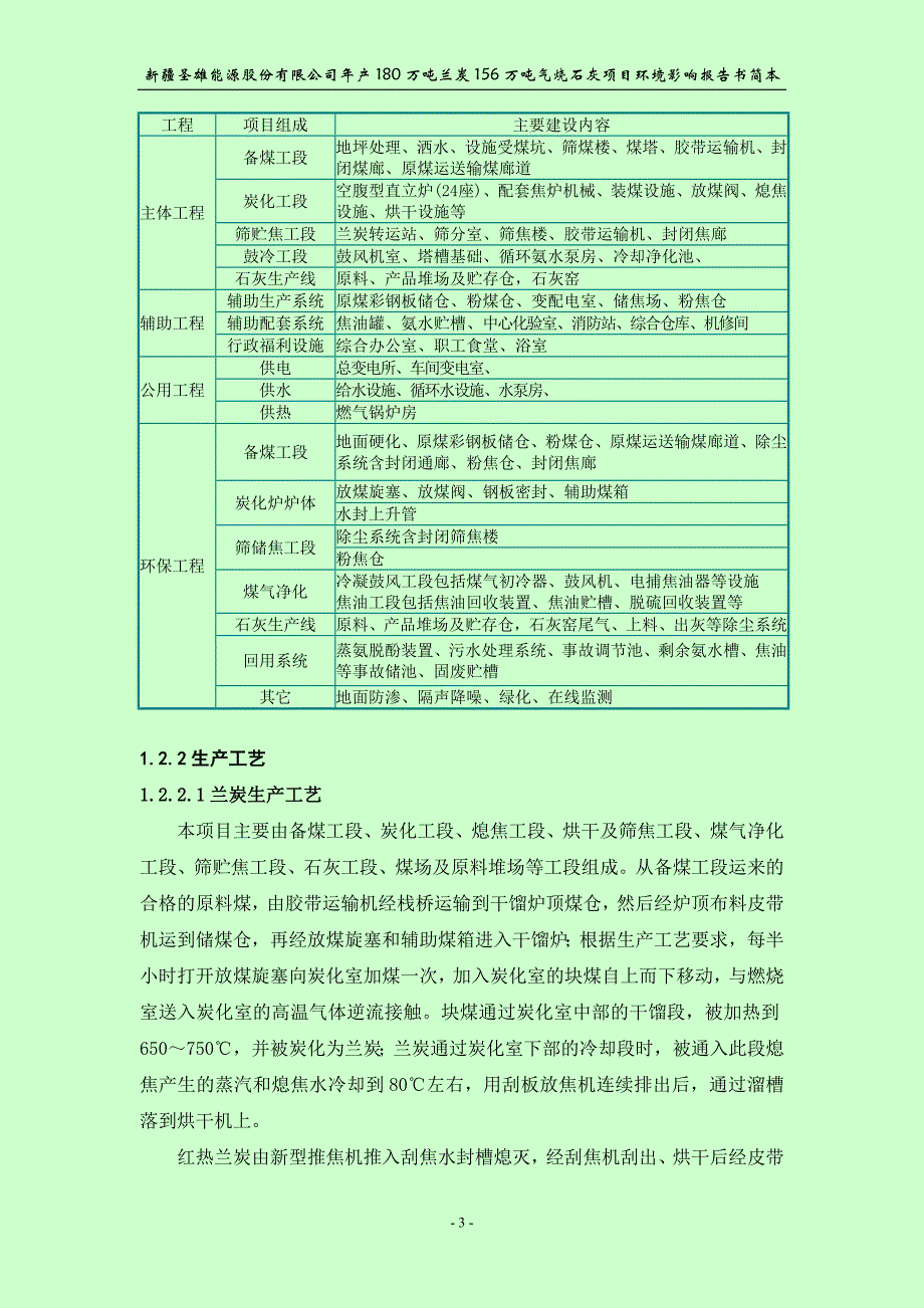 圣雄能源股份有限公司年产180万吨兰炭156万吨气烧石灰项目申请立项环境影响评估报告书.doc_第4页