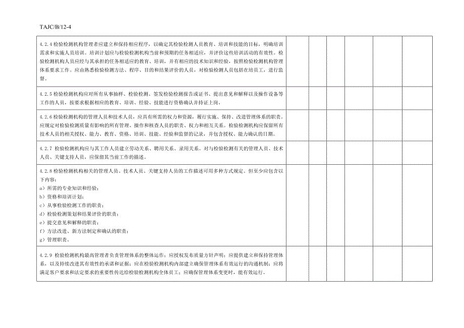 TAJCB124《内部审核评审表》——2016评审准则_第2页