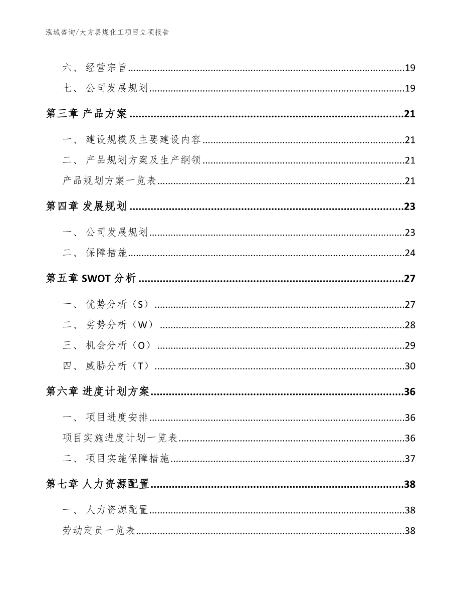 大方县煤化工项目立项报告_第3页