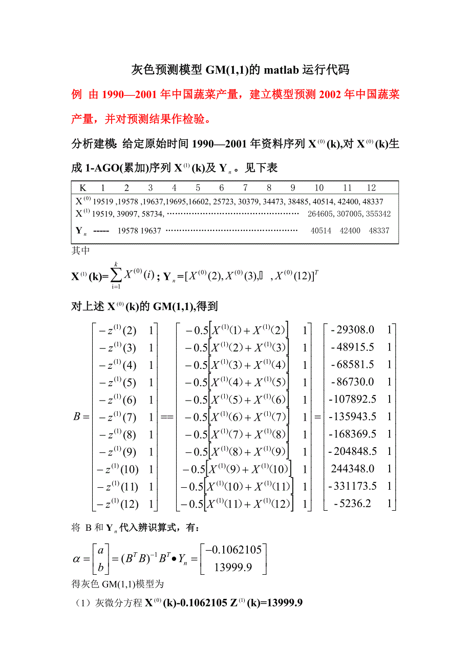 灰色预测模型的matlab运行代码(讲解)_第1页