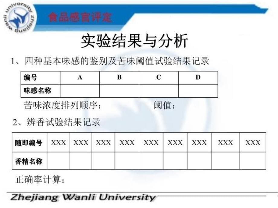 最新实验一味觉嗅觉实验PPT课件_第5页