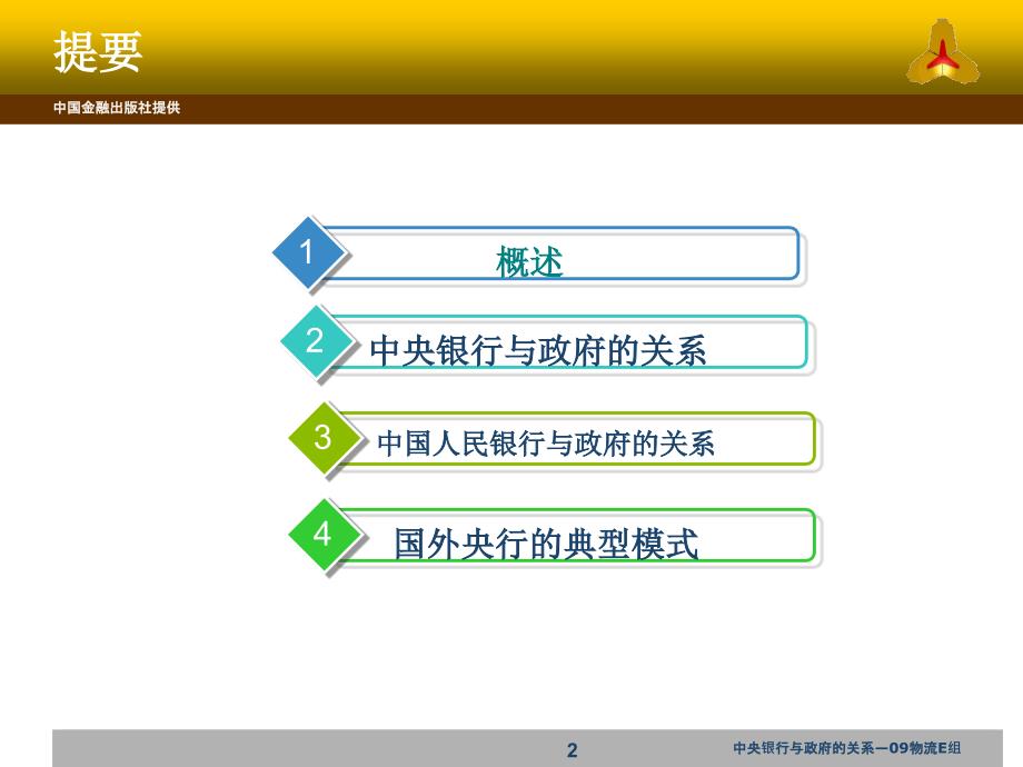 中央银行与政府的关系09物流E组课件_第2页