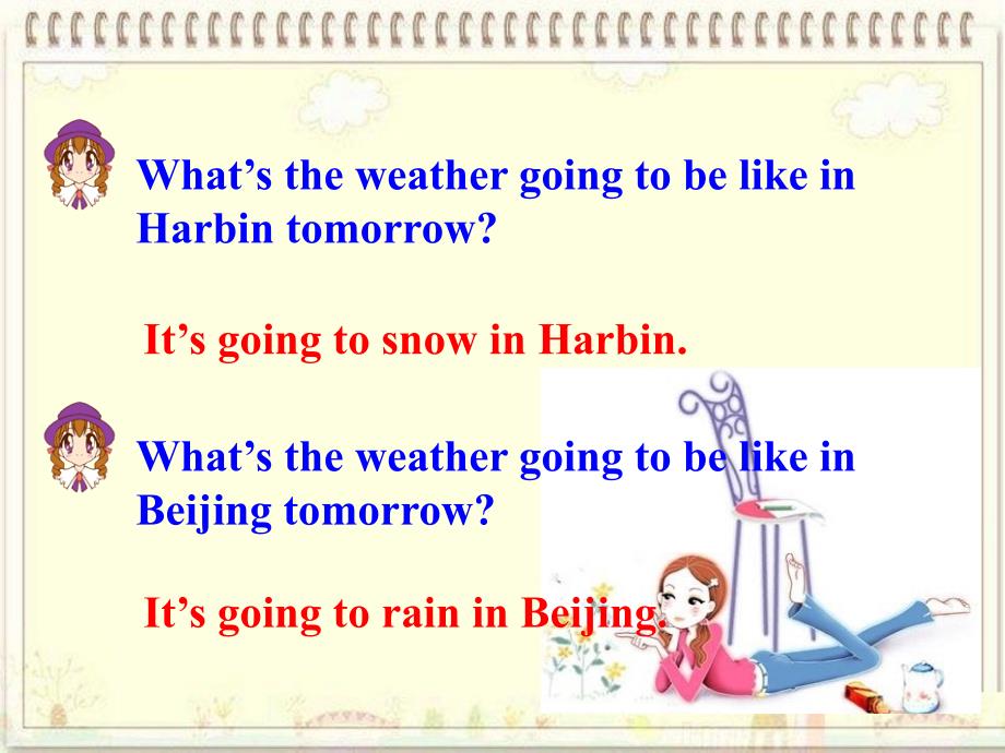 外研版三起六下英语M2U2ItwillsnowinHarbin.1_第3页