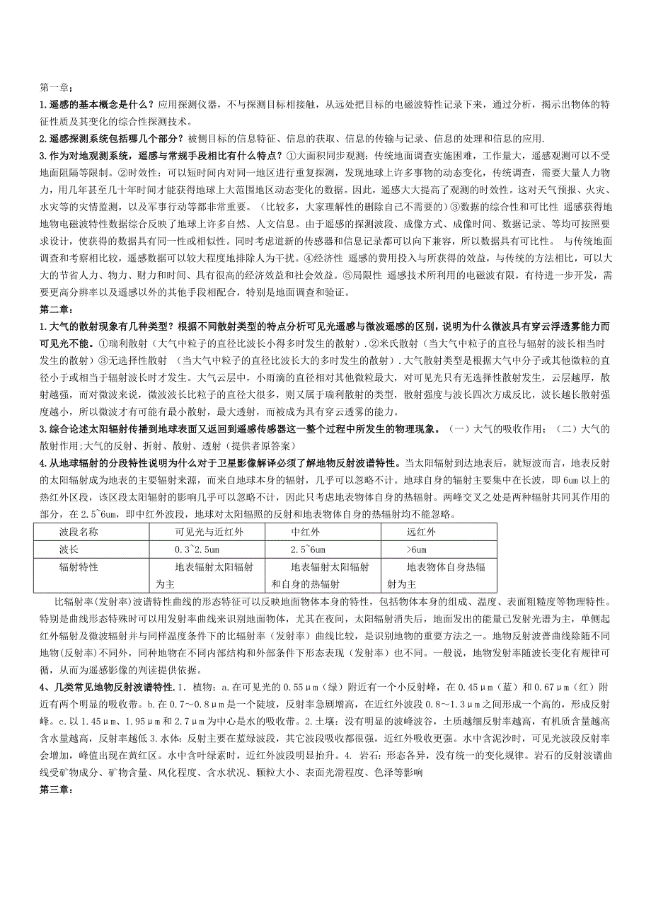 (完整版)遥感导论复习资料-梅安新版.doc_第1页