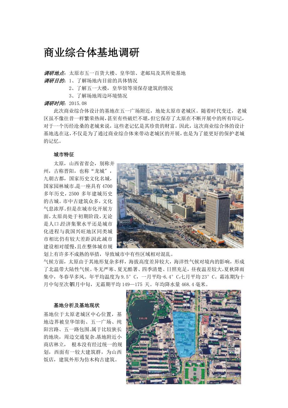 城市综合体调查设计研究报告_第2页