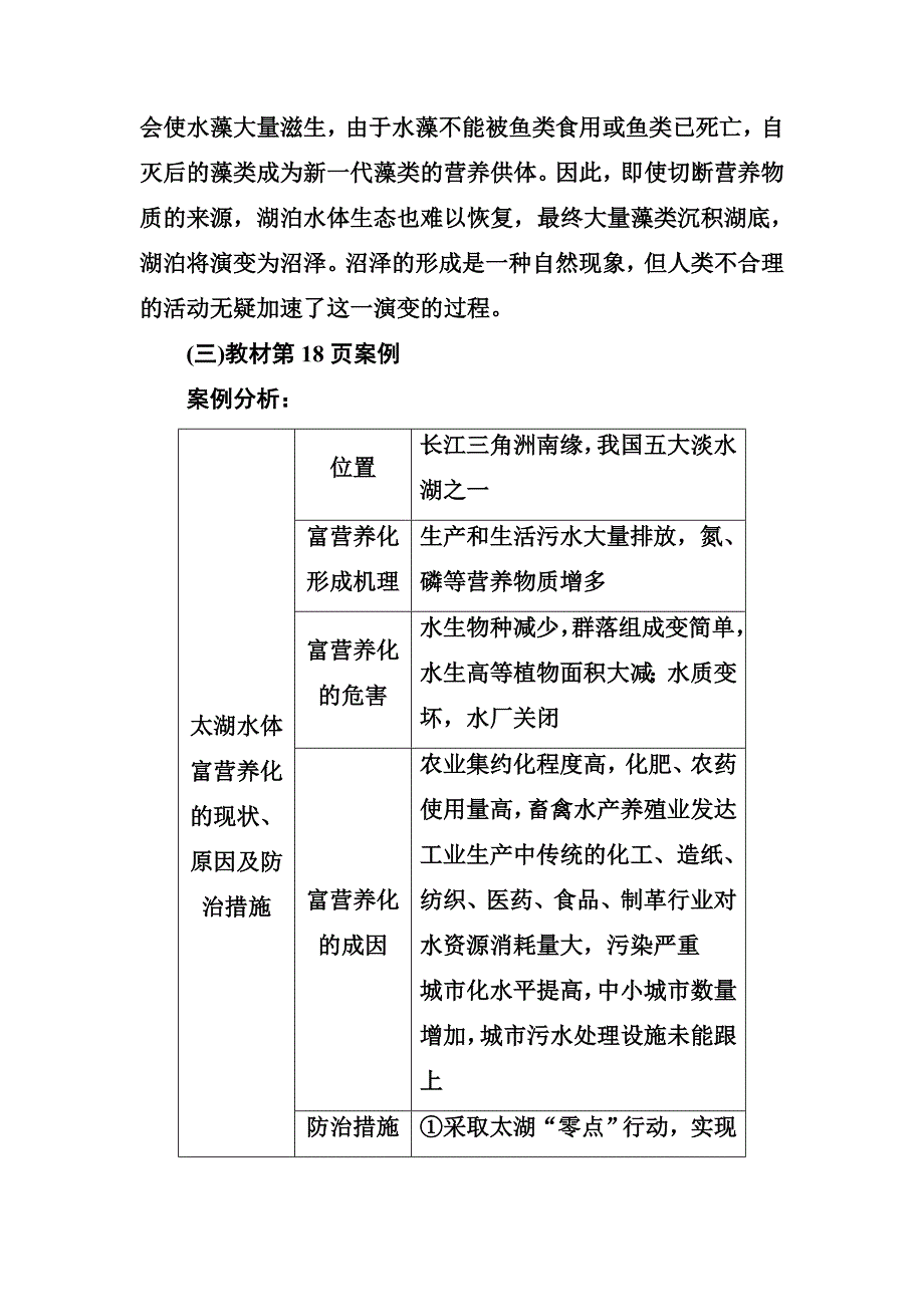 金版学案地理选修6人教版练习：第二章第一节水污染及其成因 Word版含解析_第2页