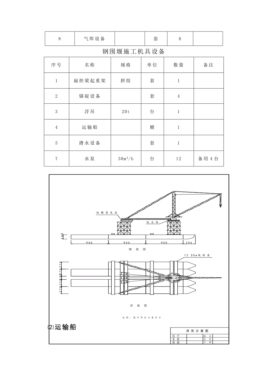 龙井冲大桥钢套箱施工方案析_第4页