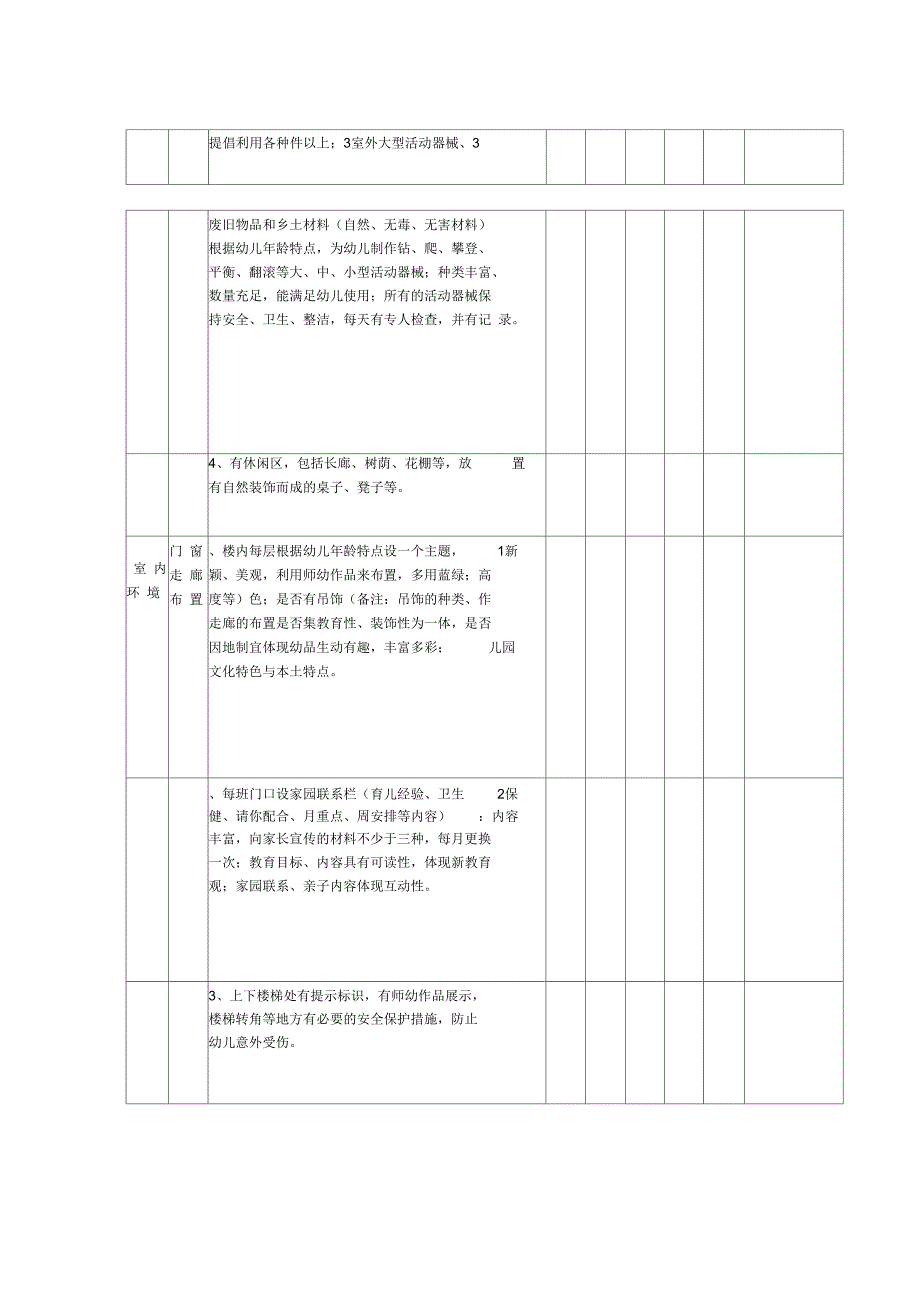 幼儿园环境评价量表_第3页