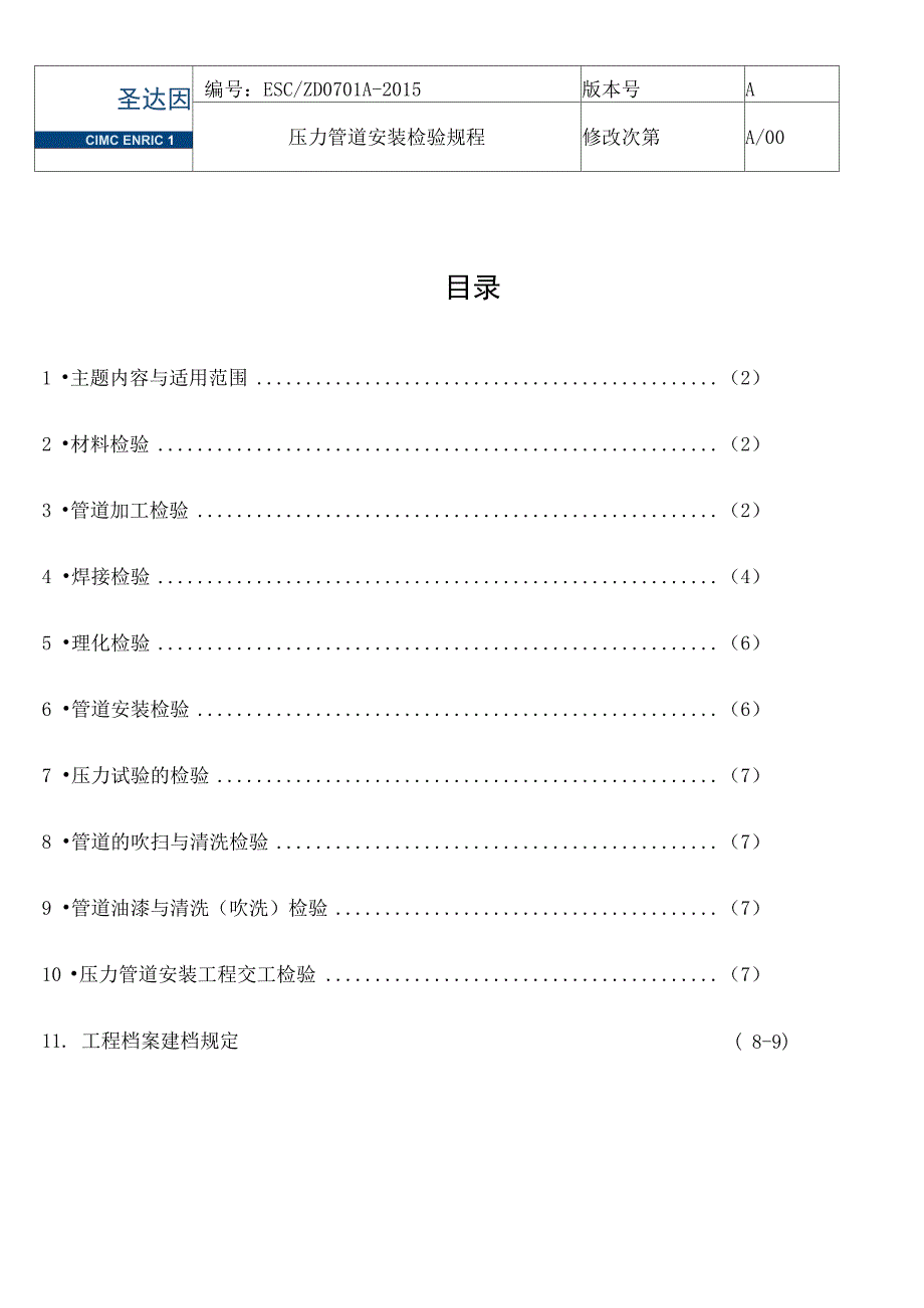 压力管道安装检验规程_第3页