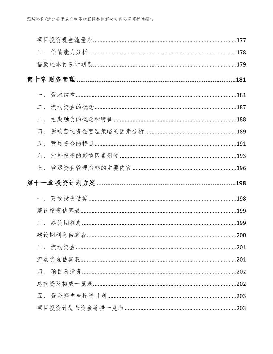 泸州关于成立智能物联网整体解决方案公司可行性报告_第5页