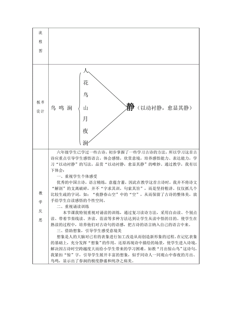 语文人教版六年级下册鸟鸣涧5_第4页