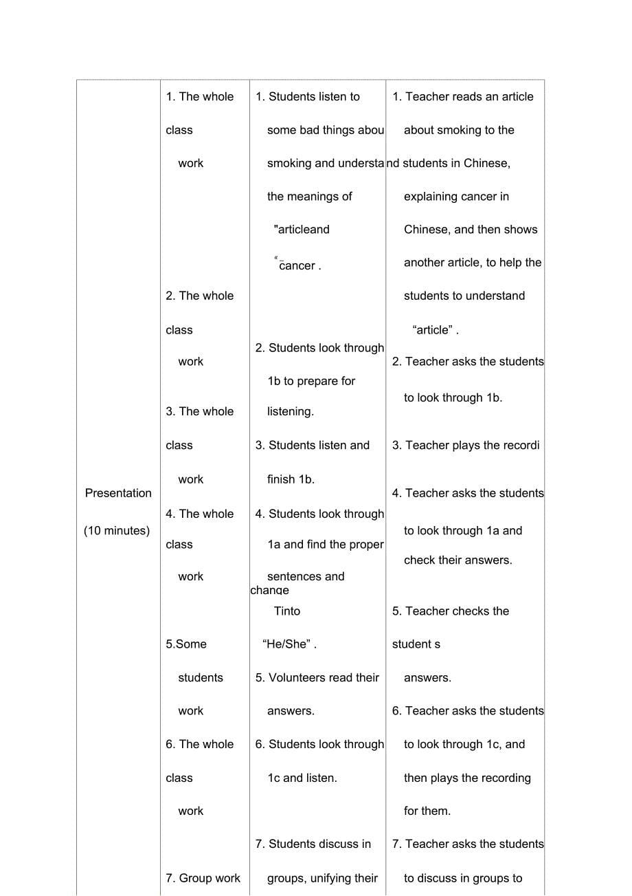 仁爱版英语八年级上册Unit2Topic2SectionB教学设计_第5页