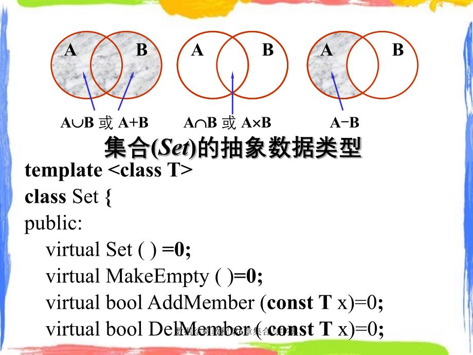 数据结构教程第6章集合与字典_第4页