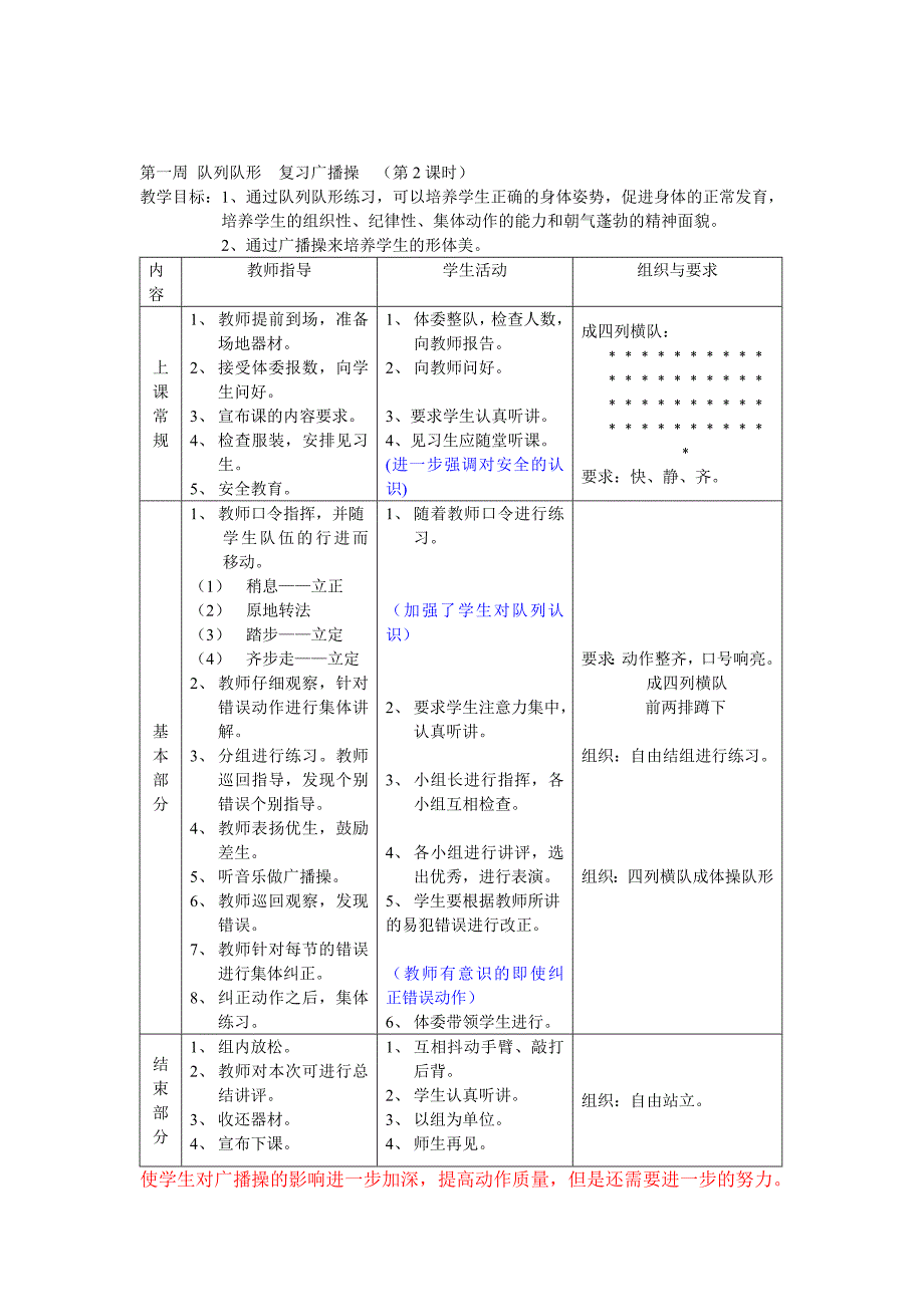 初中八年级体育课教案全集教案.doc_第2页