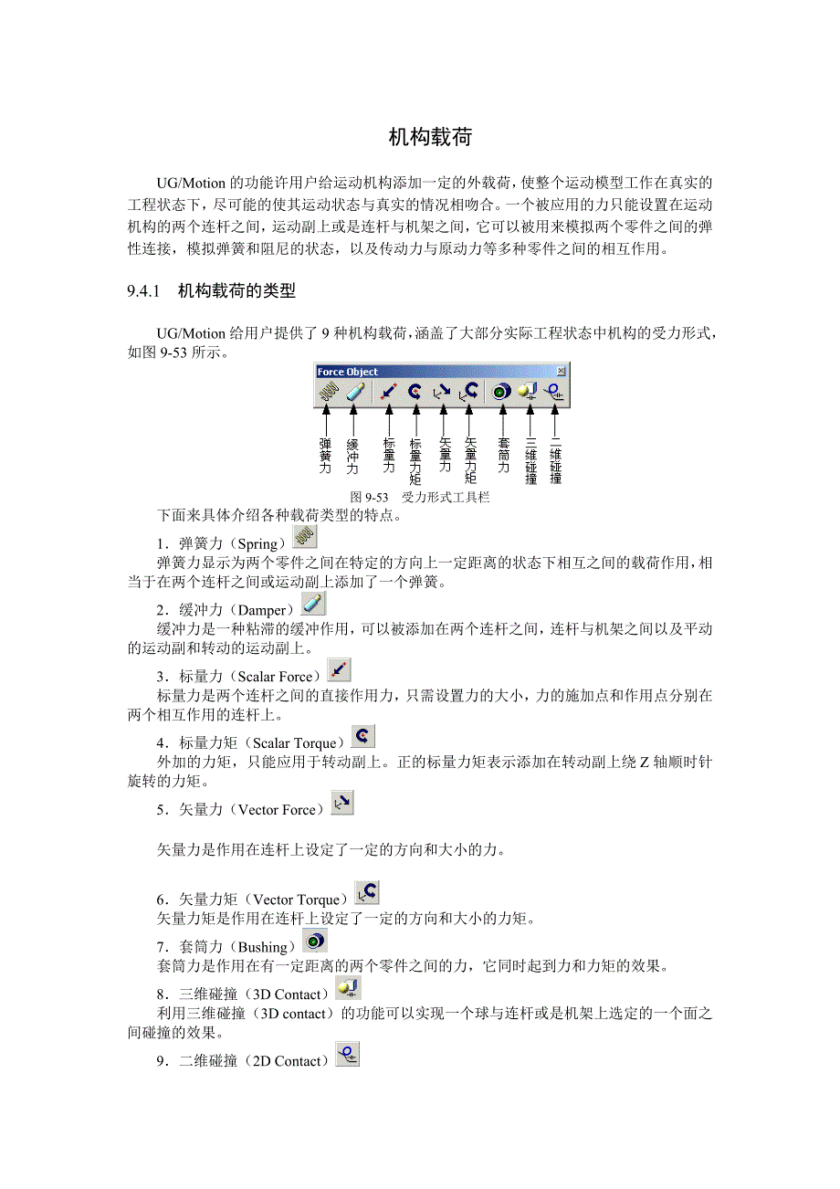UG运动仿真- 机构载荷.doc_第1页